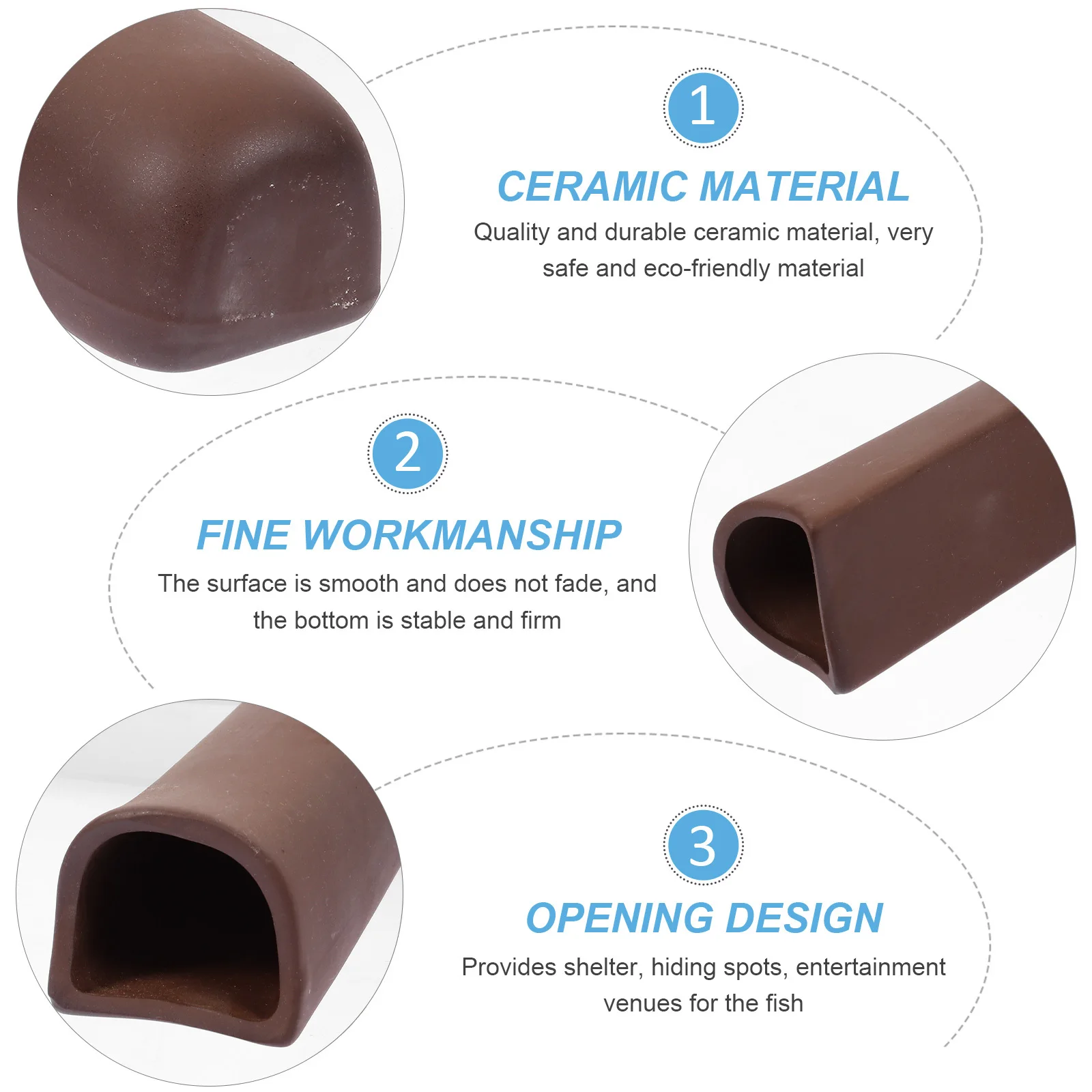 

Fish Shelter Breeding Tube Shrimp Tank Tunnel Hideaway Aquarium Decoration Ornament