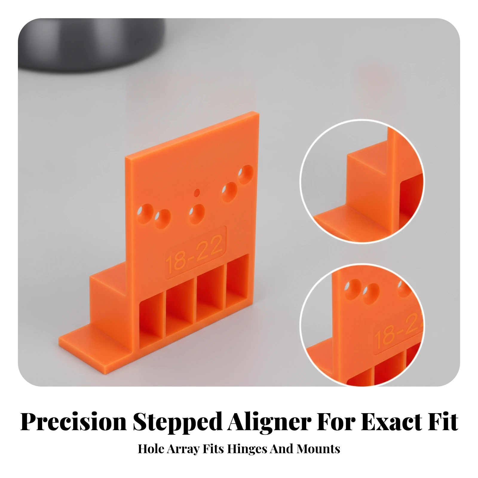 3 Pieces Wardrobe Installation Guide Accurate Positioning Guide with Screwdriver Bit Cabinet Side Panel Jig Precision
