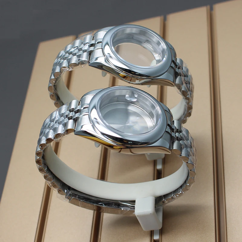 36mm 40mm Watch Case 20mm Jubilee Bracelet Parts For Seiko Nh34 Nh35 Nh36/38 Miyota 8215 Movement 28.5mm Dial Oyster Perpetual