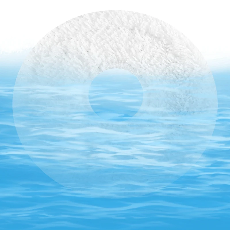 Acessórios de substituição para Ecovacs Deebot, Twisted Mop Cloth, Aspirador Peças, X1, Omni Turbo, 6pcs