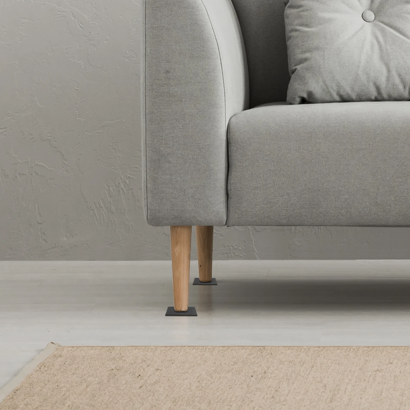 Almohadillas de junta antivibración, estera aislante de esponja de neopreno, amortiguadores, impermeable, sin desgomado, respaldo adhesivo fuerte, 5 uds.