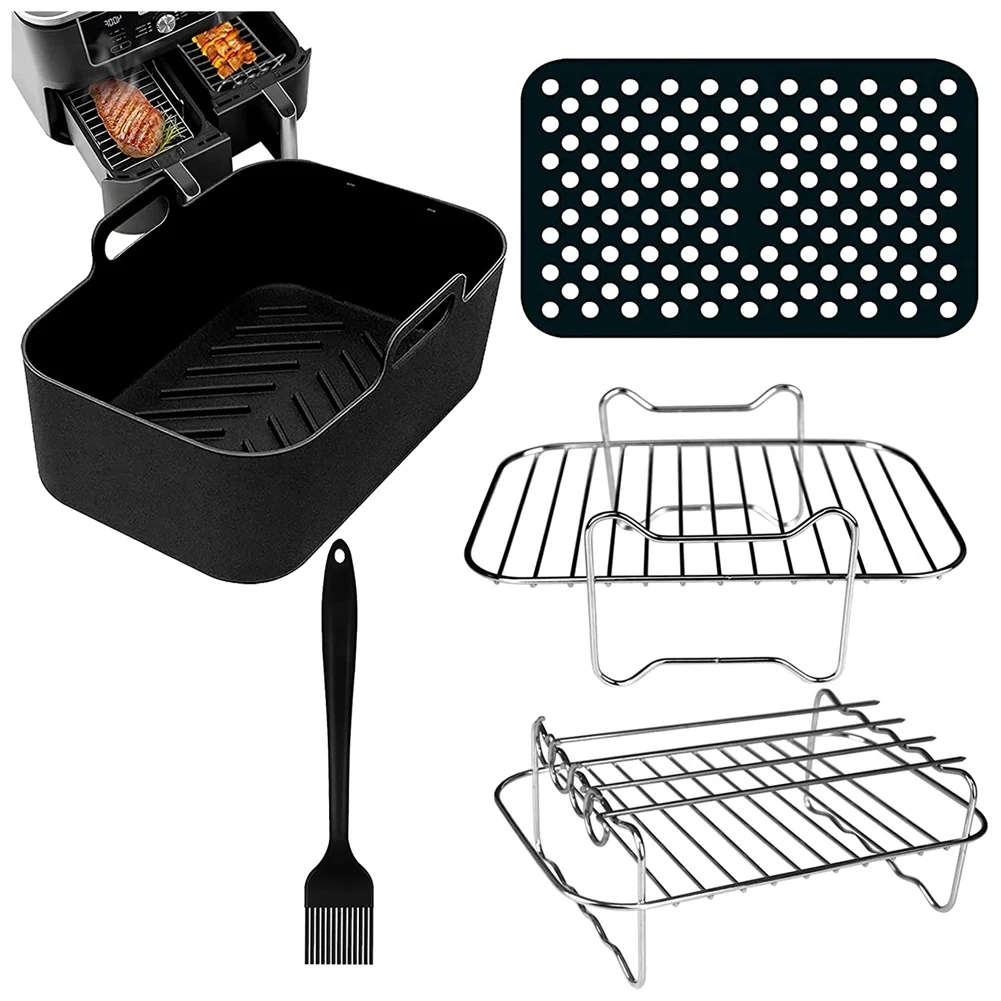Les 6 pièces de panier double pour air fryer Ninja Foodi AF300UK/AF400UK, Tower T17088, Instant Salter – Un guide complet d’entretien et de remplacement