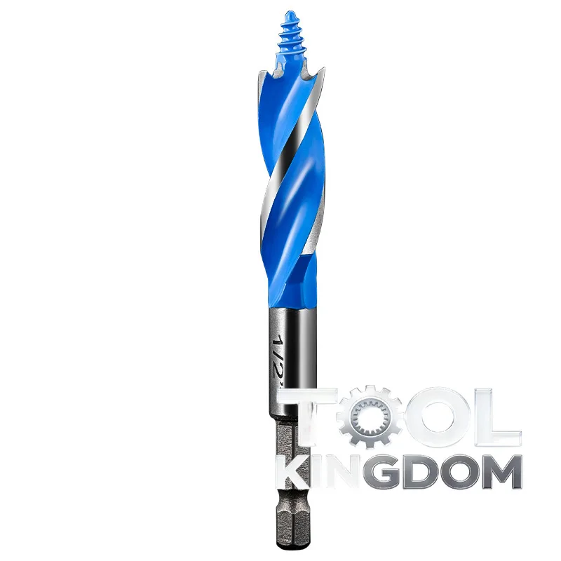 

1 шт. 3-точечное сверло-шнек для деревообработки, высокопрочное, устойчивое к поломкам, специальный инструмент для сверления с шестигранным электрическим ключом