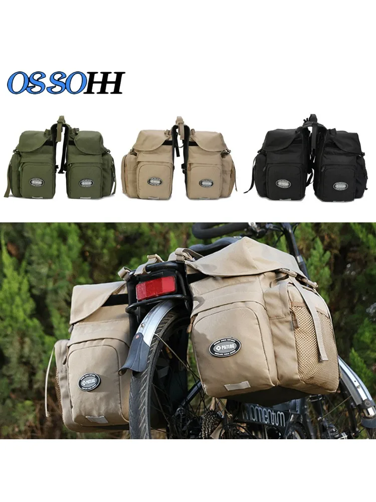 AliExpress OSSOHH 1PCS 30L Panniers Bike Bags, Waterproof Bike Panniers for Durable Use, Bike Saddle Bag come Easy Organize