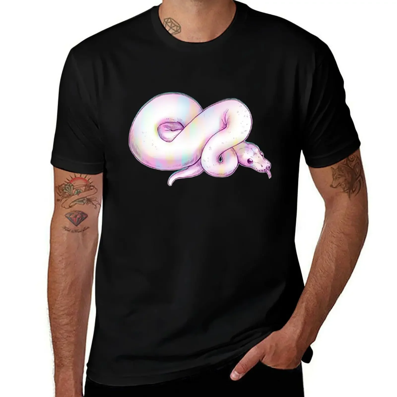 

Opal Snake T-Shirt anime clothes cotton graphic tees shirts graphic tees Men's t-shirt