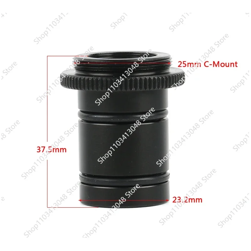 38mm to 23.2mm CTV Trinocular Microscope Camera Adapter 23.2mm C Mount Industrial Digital Video Microscopio Camera Aadapter Tube
