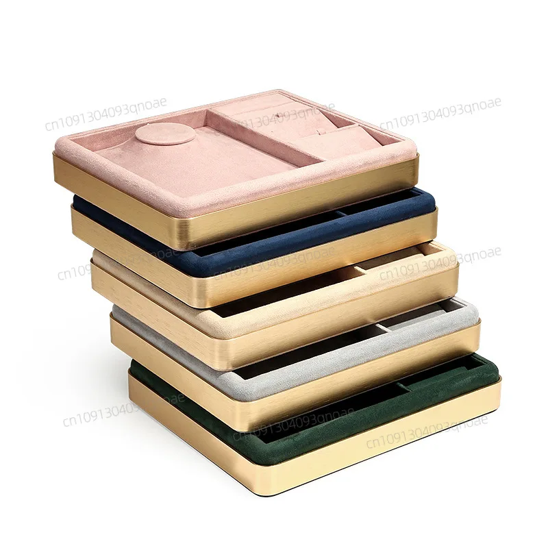 

Manufacturer Jewelry Display Rack Metal Necklace set tray display jewelry props storage jewelry display rack stock