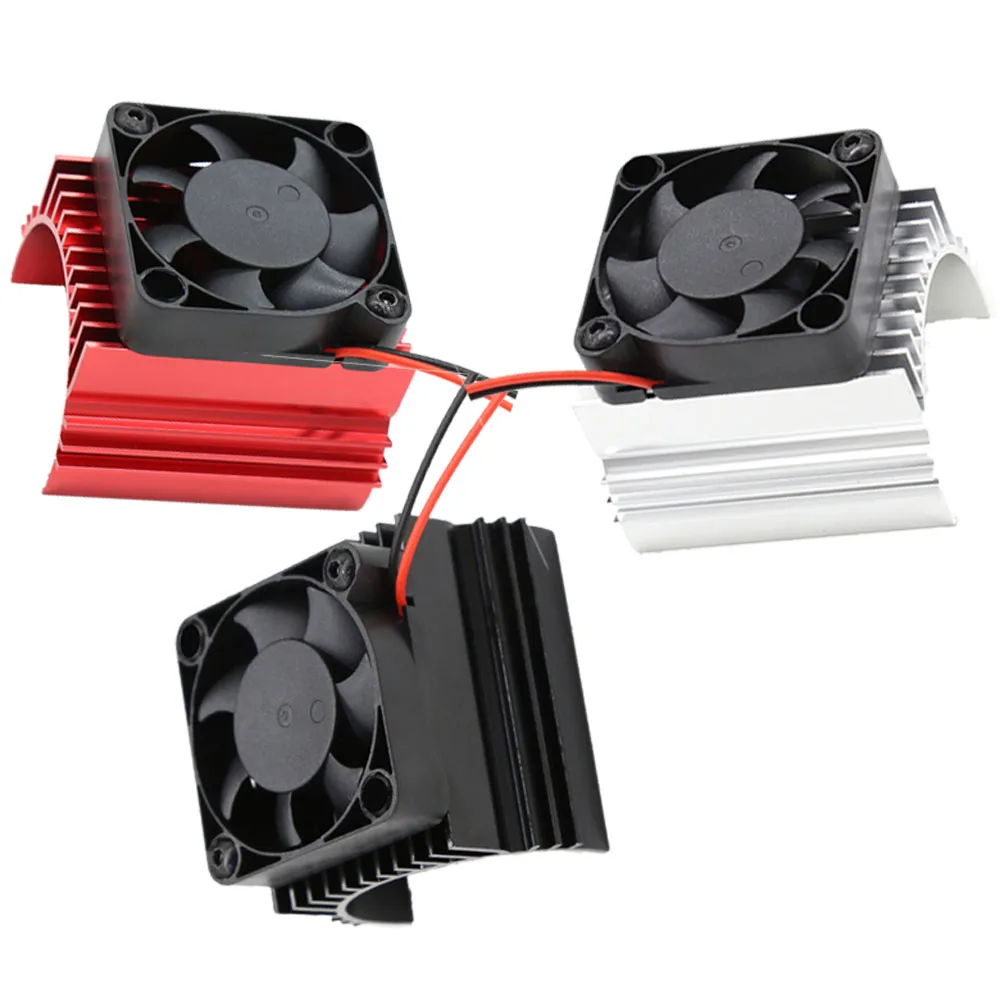 40*42mm Fan Heatsink Set Universal Motor Cooling Radiator Fan For 4074 4274 1515 RC Car Motor Replacement Parts view 6