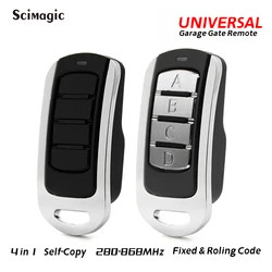 Universal Garage Door Remote Control 433MHz Garage Door Opener 280MHz to 868MHz Multi-Frequency Gate Command Transmitter