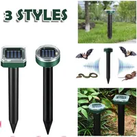 1/2/4PCS Solar Ultrasonic Pest Repellent Outdoor Waterproof for Garden Yard Mosquito Snake Mouse Mole Animal Control Pest Reject