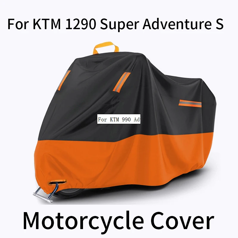 Для мотоцикла KTM 1290 Super Adventure S, водонепроницаемый уличный чехол, защита от любых погодных воздействий, УФ-дождевик, пыленепроницаемый, сверхмощный