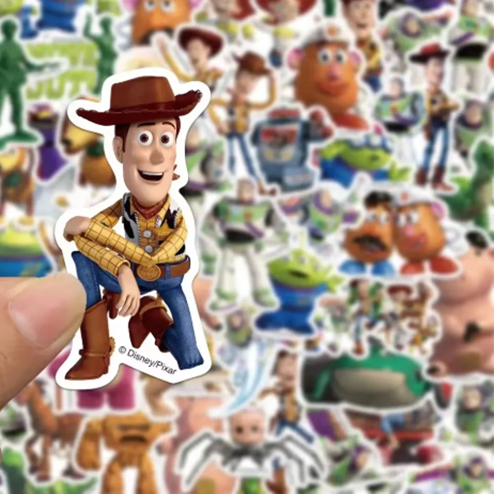 

50pcs Disney Toy Story Stickers Kattonbas Lightyear Alien Graffiti Cartoon Stickers for Children's Toys