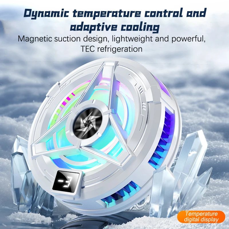 New Magnetic Semiconductor Mobile Phone Radiator SL17 Back Clip Cooling Suitable For Mobile Phone Tablet Radiator