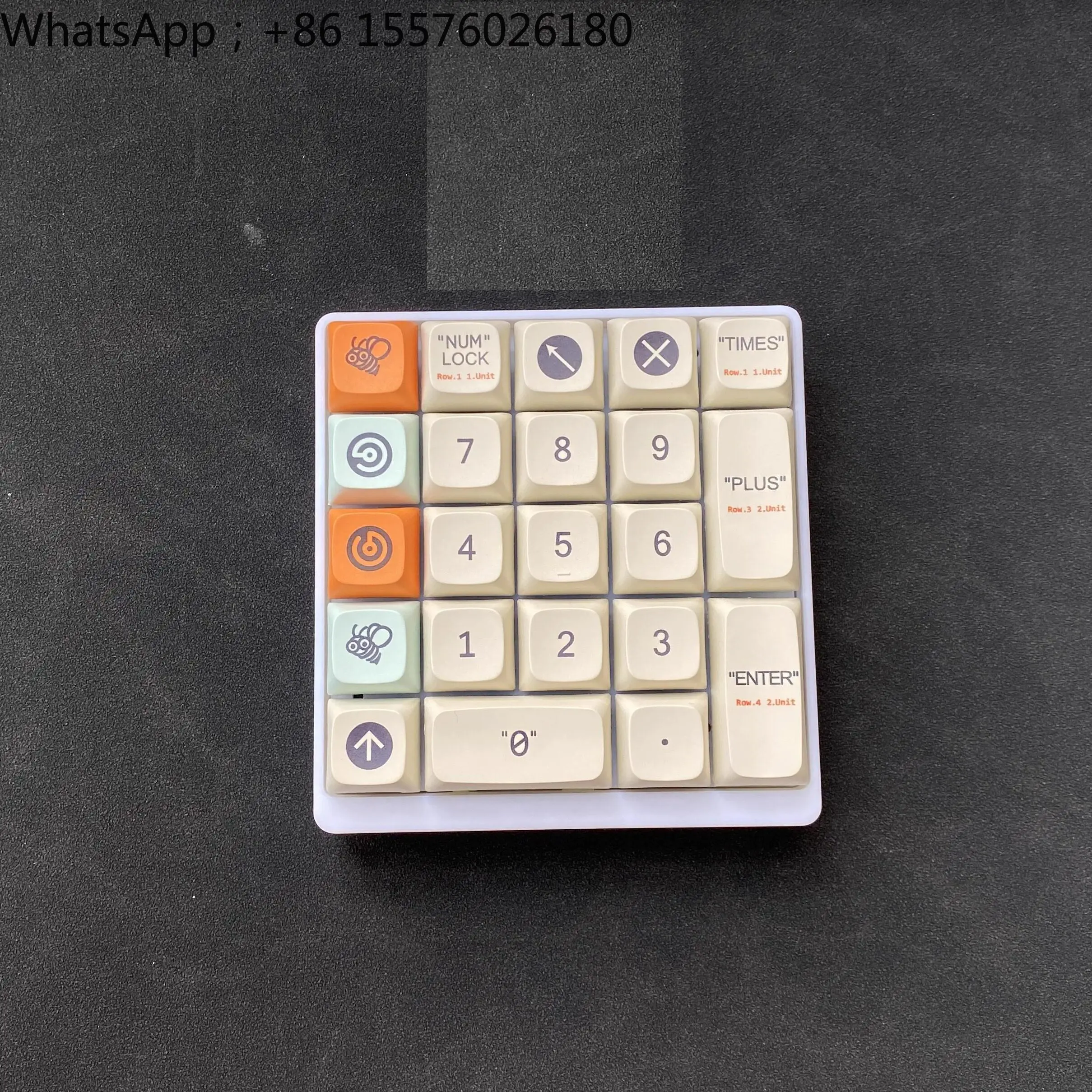 USB Wired Single-mode ∞ Keypad APM32 Master Control, Support VIAL Key Change Without RGB