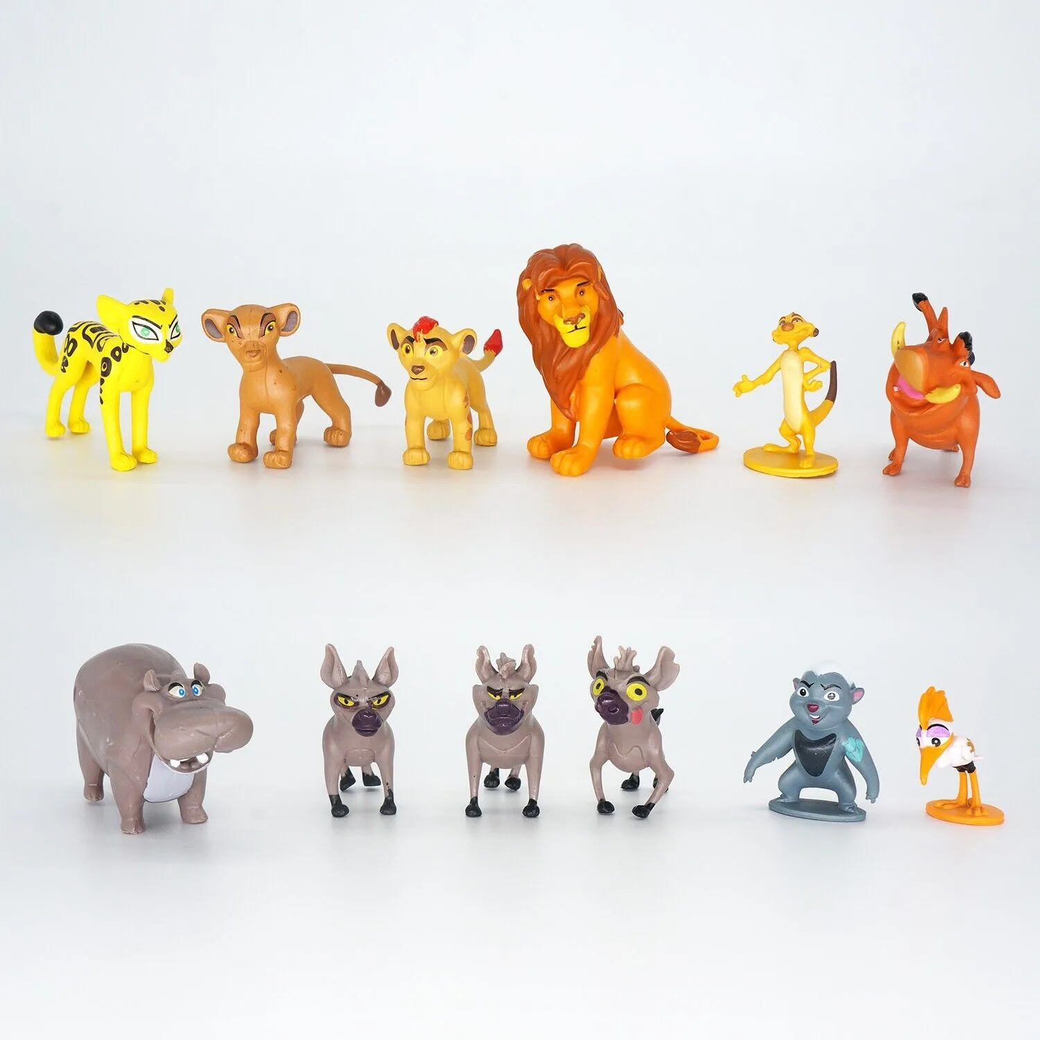 12pcs/set Cartoon Anime Lion King Timon Loin Simba Pig Pumbaa Pvc Action Figure Toys