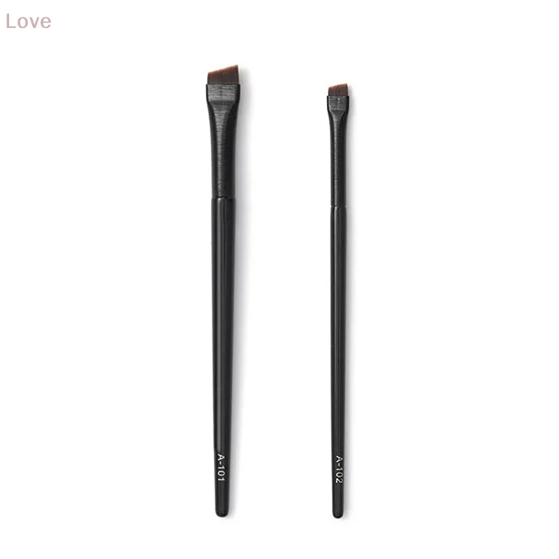 [L&P] Pennello per sopracciglia super sottile Pennello per eyeliner con punta affilata angolata per capelli sintetici per strumenti di trucco precisi