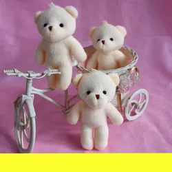 10pcs Mini Teddy Bear Plush Soft Stuffed Animal Toys Small Pendant Cute Diamond Bears Doll For Kids Girls Wedding Gifts