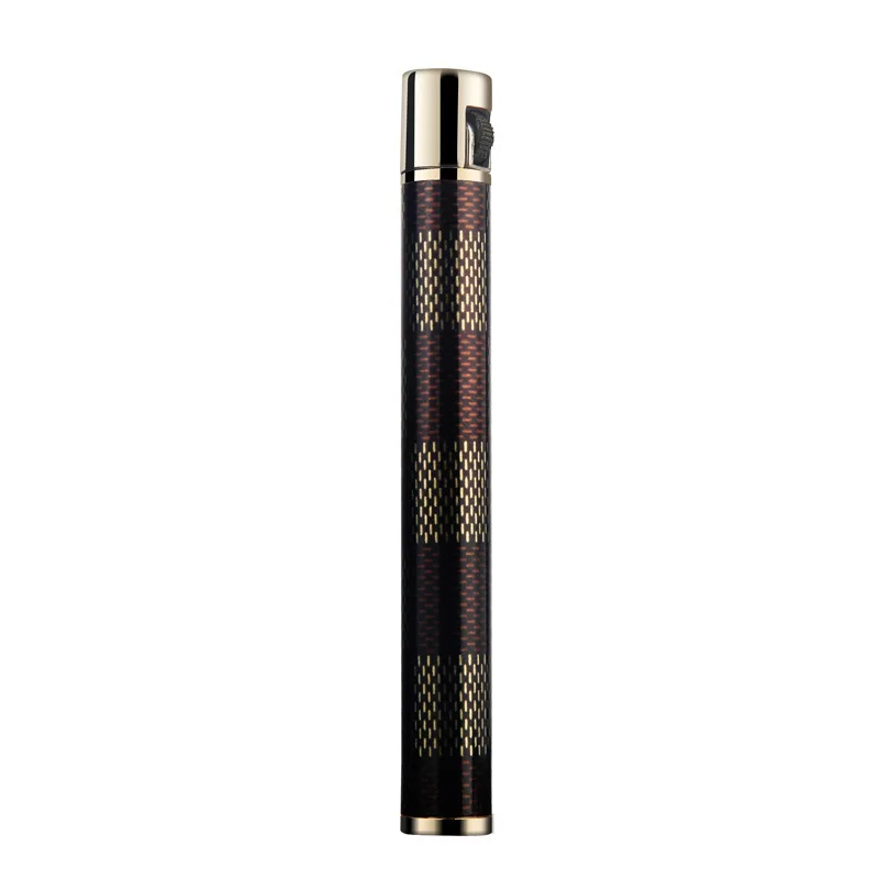 HONEST Butane Creative Slim Gas Lighter Mini Women's Open Flame Grinding Wheel Retro Personality Smoking Set - view 6