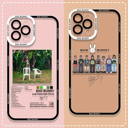 DTMF Debí Tirar Más Fotos Bad Bunny Phone Case for iPhone 16 15 14 13 12 11 Pro Max 7 8 Plus X XS Fundas for iPhone 17 Pro Cover