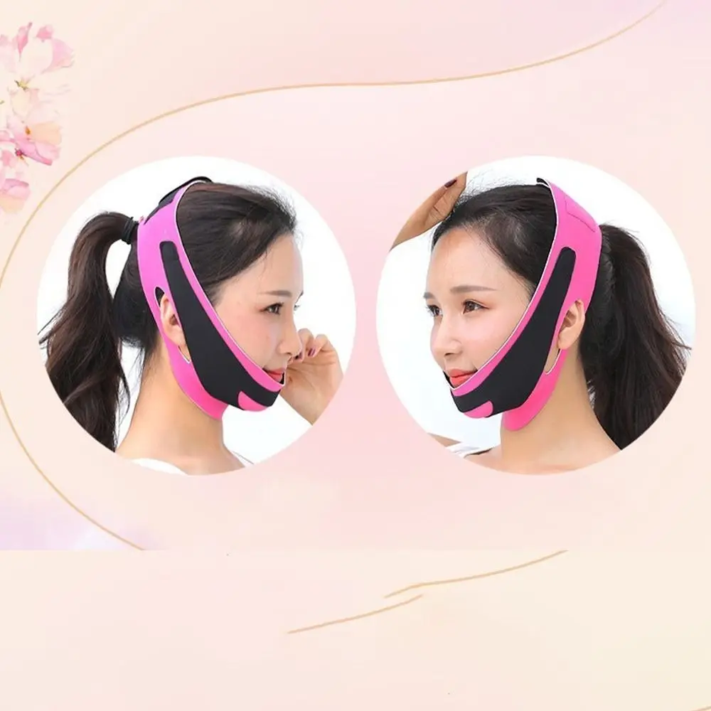 V-Line Slim Slim Face Belt Tight Double Chin Lift Up Facial Bandage Physical Correction Face Mask fits All Kinds of Face Shape