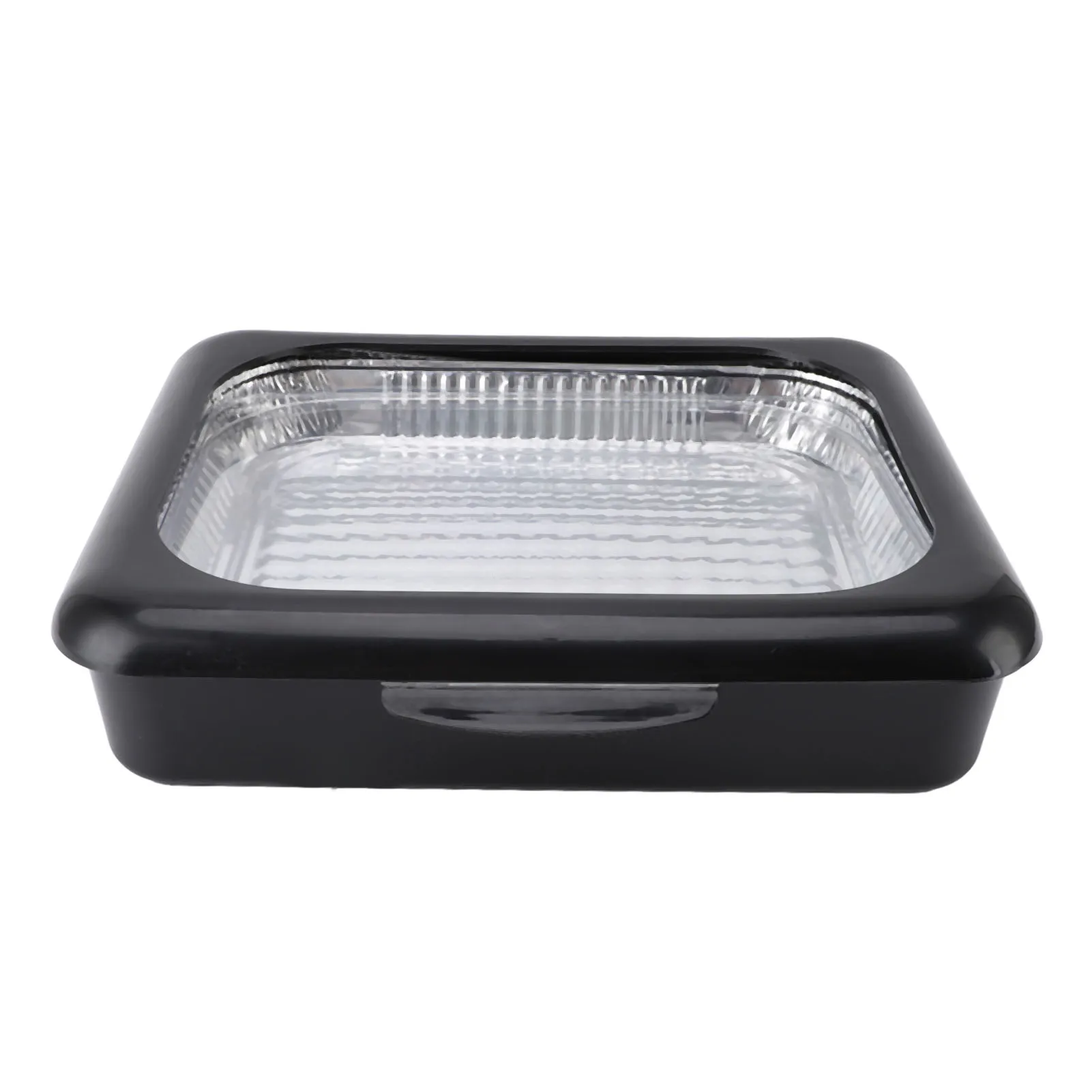 Folien pfannen isoliert leicht zu reinigen Multifunktions-Folien schalen träger mit abnehmbarem Deckel für Camping im Freien stapelbar