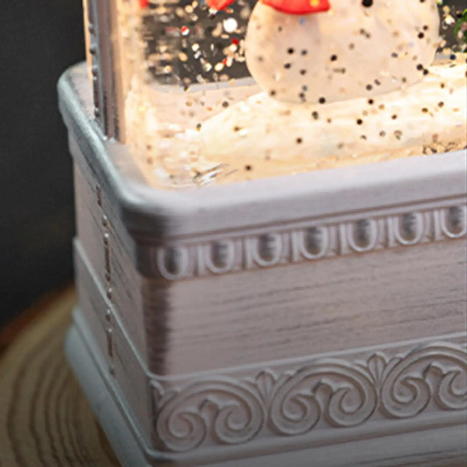 Christmas Ornament Christmas Music Box Creative Crafts Musical Snowglobe Light