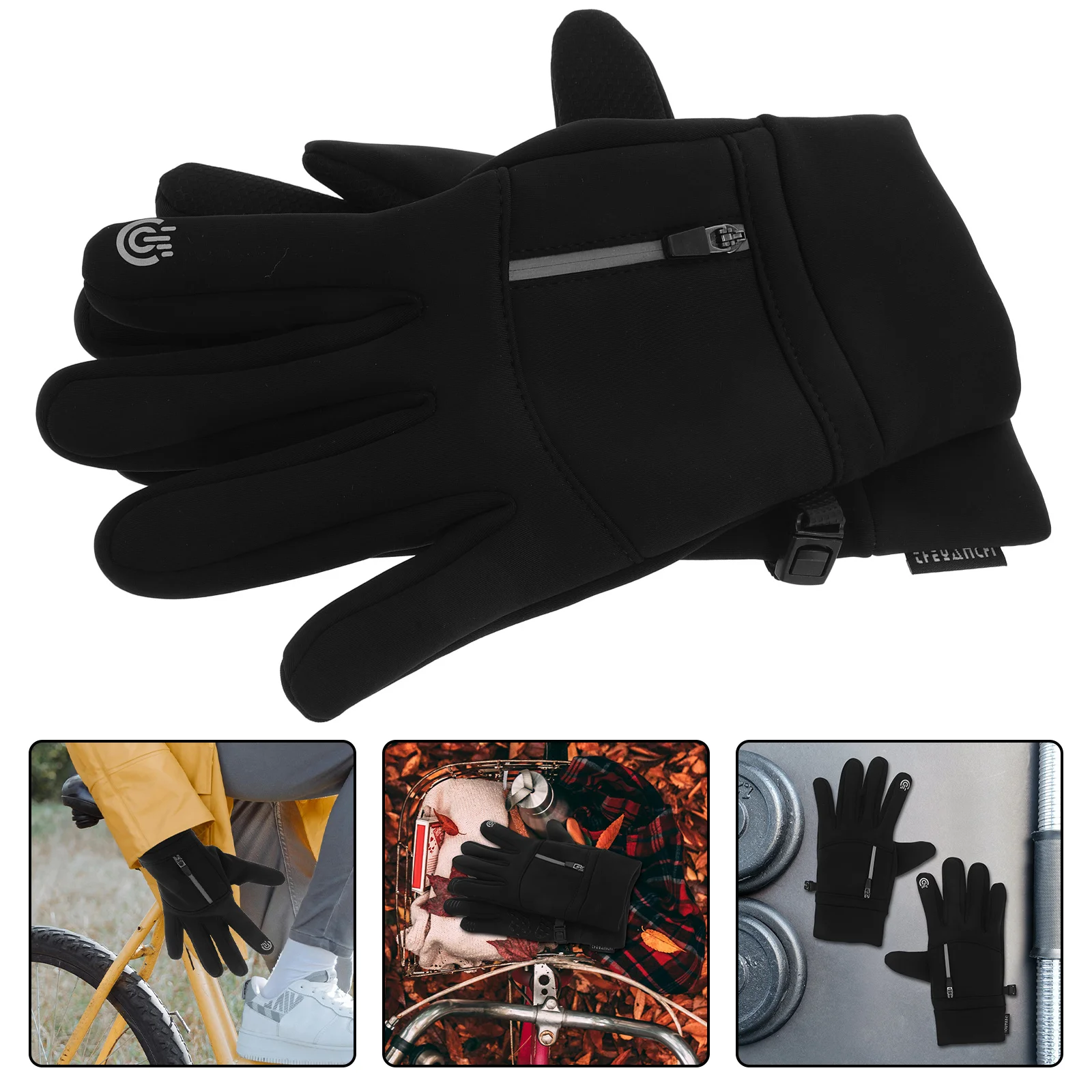 

Winter Cycling Gloves Waterproof Windproof Thermal Insulated Touch Screen Compatible for Men Women Outdoor Sports Driving