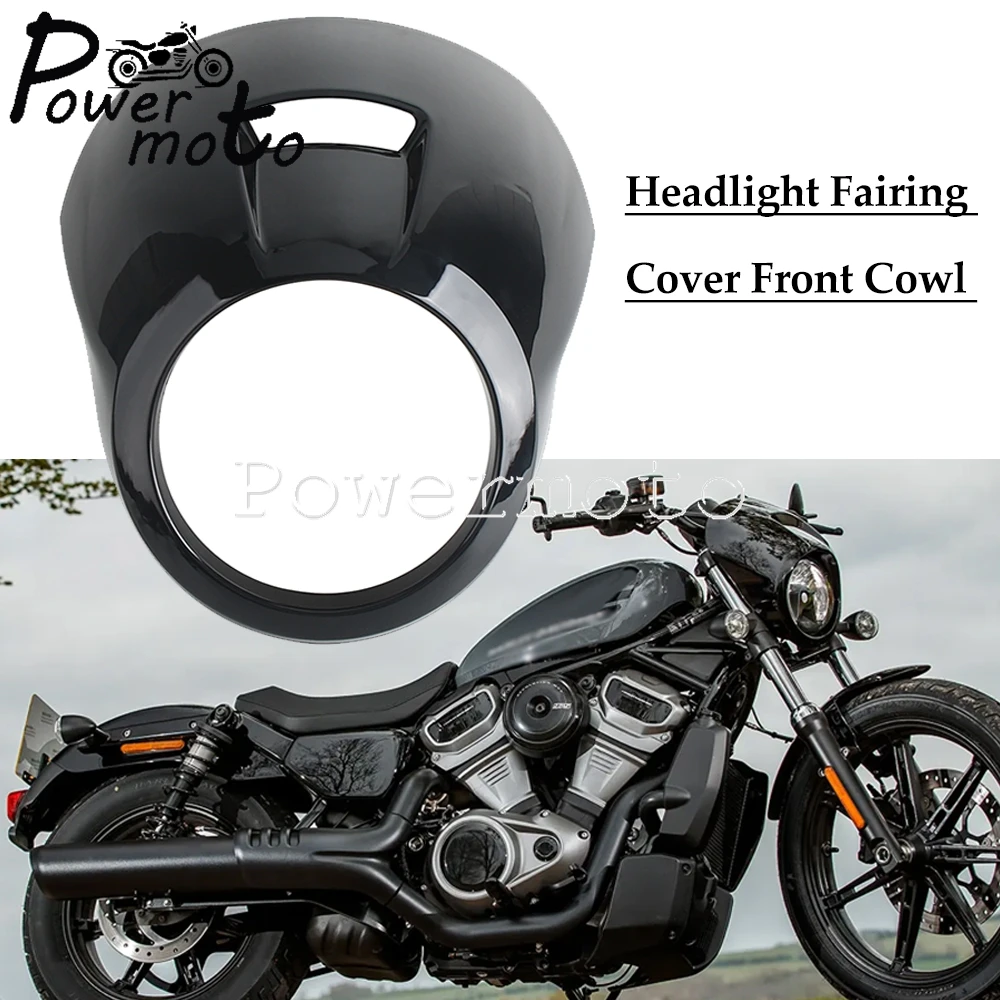 

Передний капот мотоцикла, крышка фары для Harley Nightster 975 RH975 2022 2023 2024, ветрозащитный щиток, обтекатель, крышки обтекателя фары