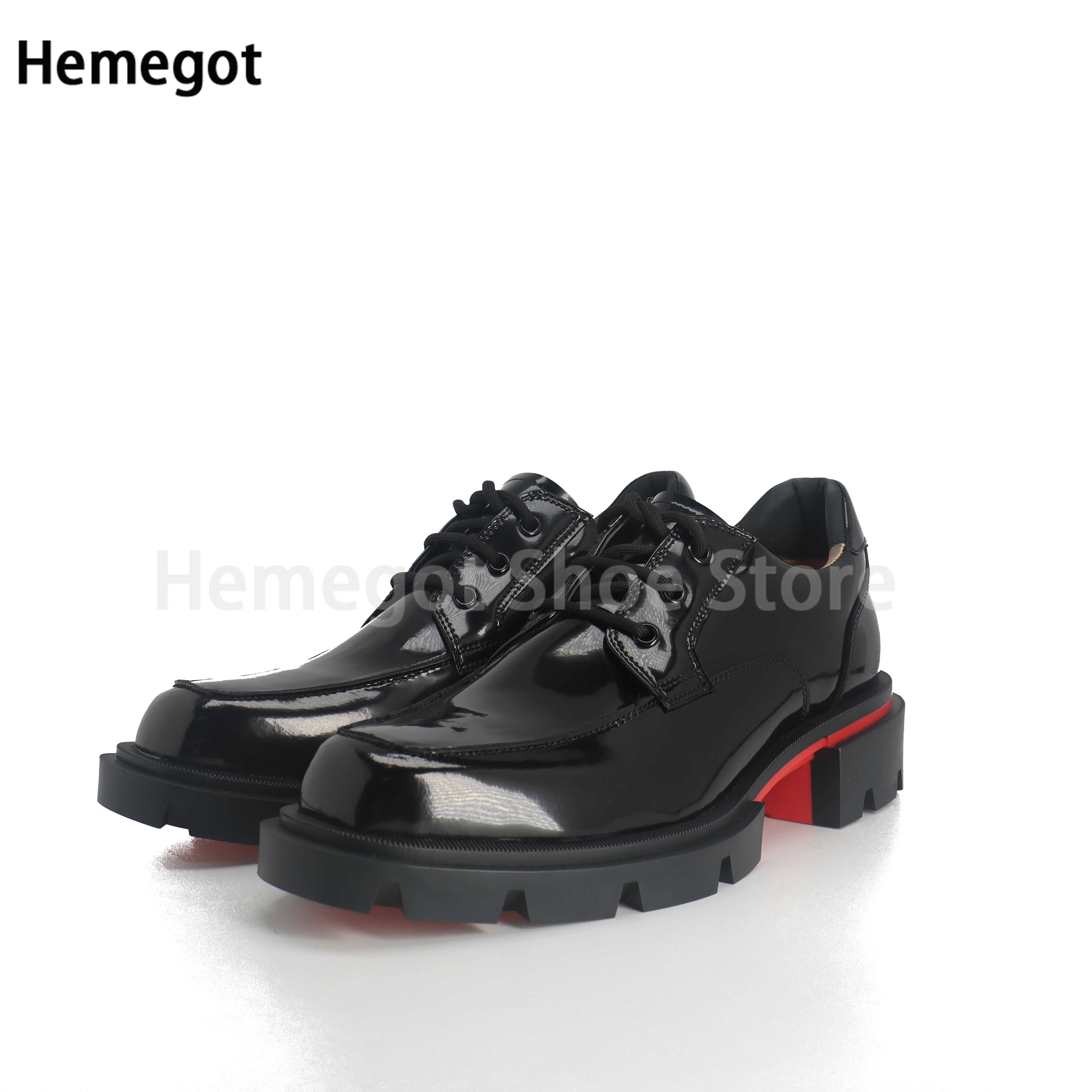 Men Lace-Up Thick Bottom Shoes Formal Leather Shoes Genuine Leather Breathable Heightening Shoes Men Shoes Cow Leather Shoes