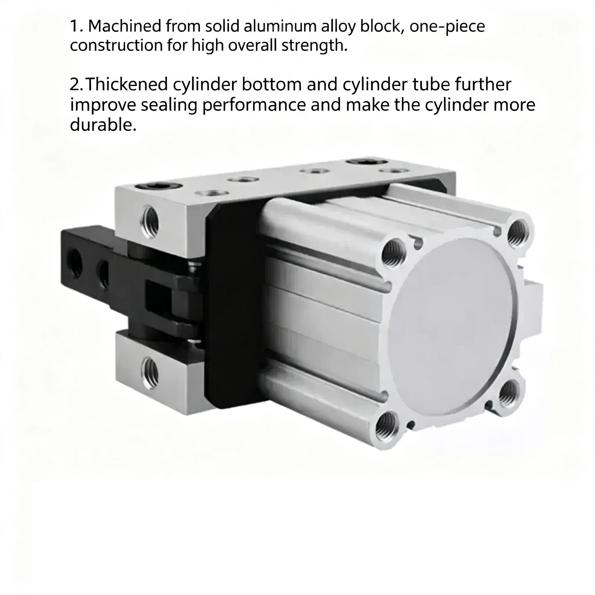 Gripper Cylinder MHT2 50 63DZ  Type Compress Air Pneumatic Parts 0.1 to 0.6 MPa High Quality Sanmin Pneumatic Toggle Type Air