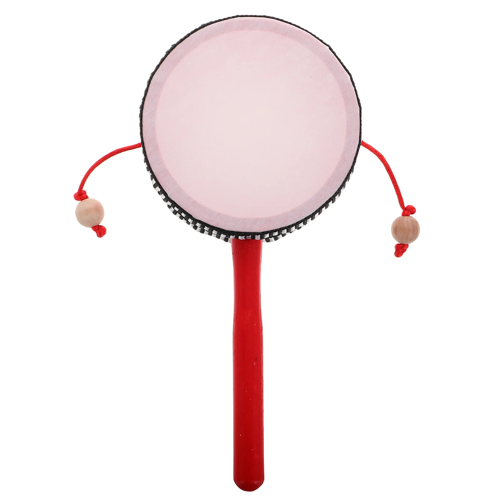 

Monkey Drum Hand Rattle Drum Smooth Surface Traditional Educational Percussion Instrument for Toddlers Shaking Toys
