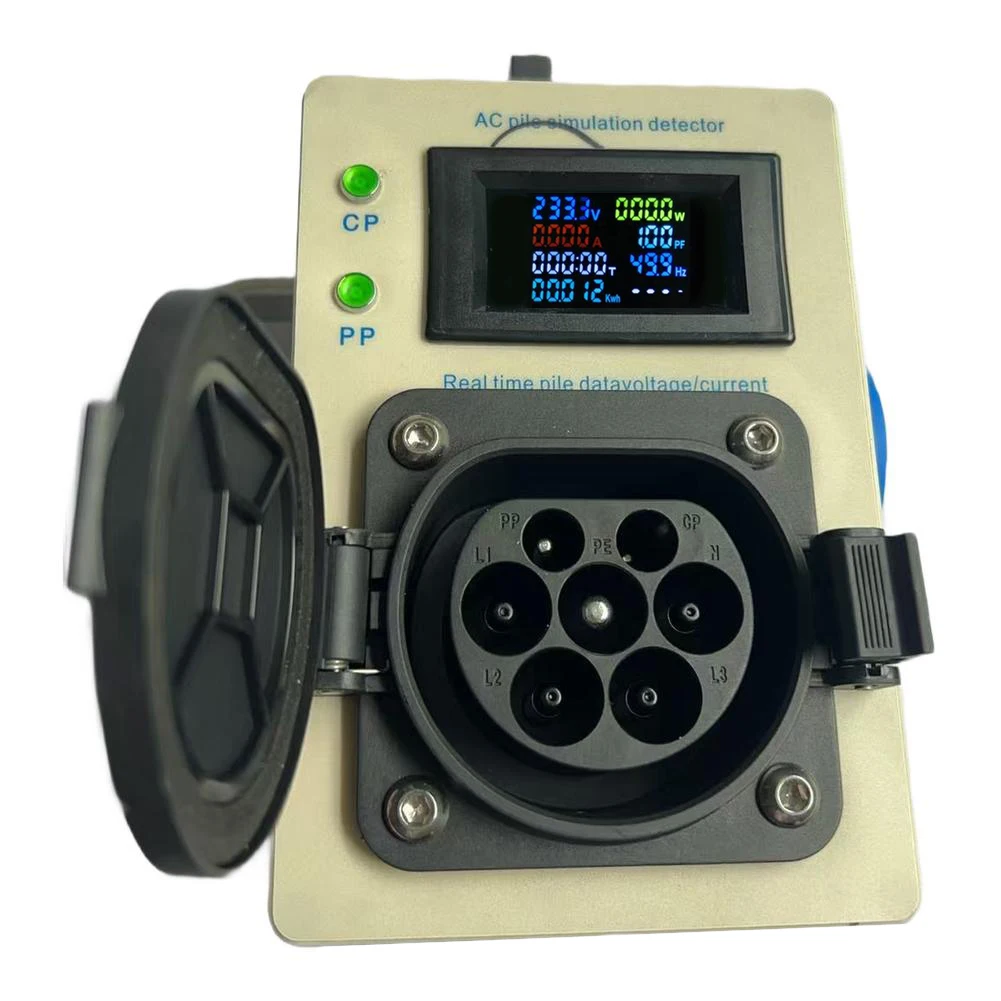 

AC Charging Pile Simulation Tester Universally Compatible With 220V/110V Ammeter For Test Measurement Tool Accessory In Stock