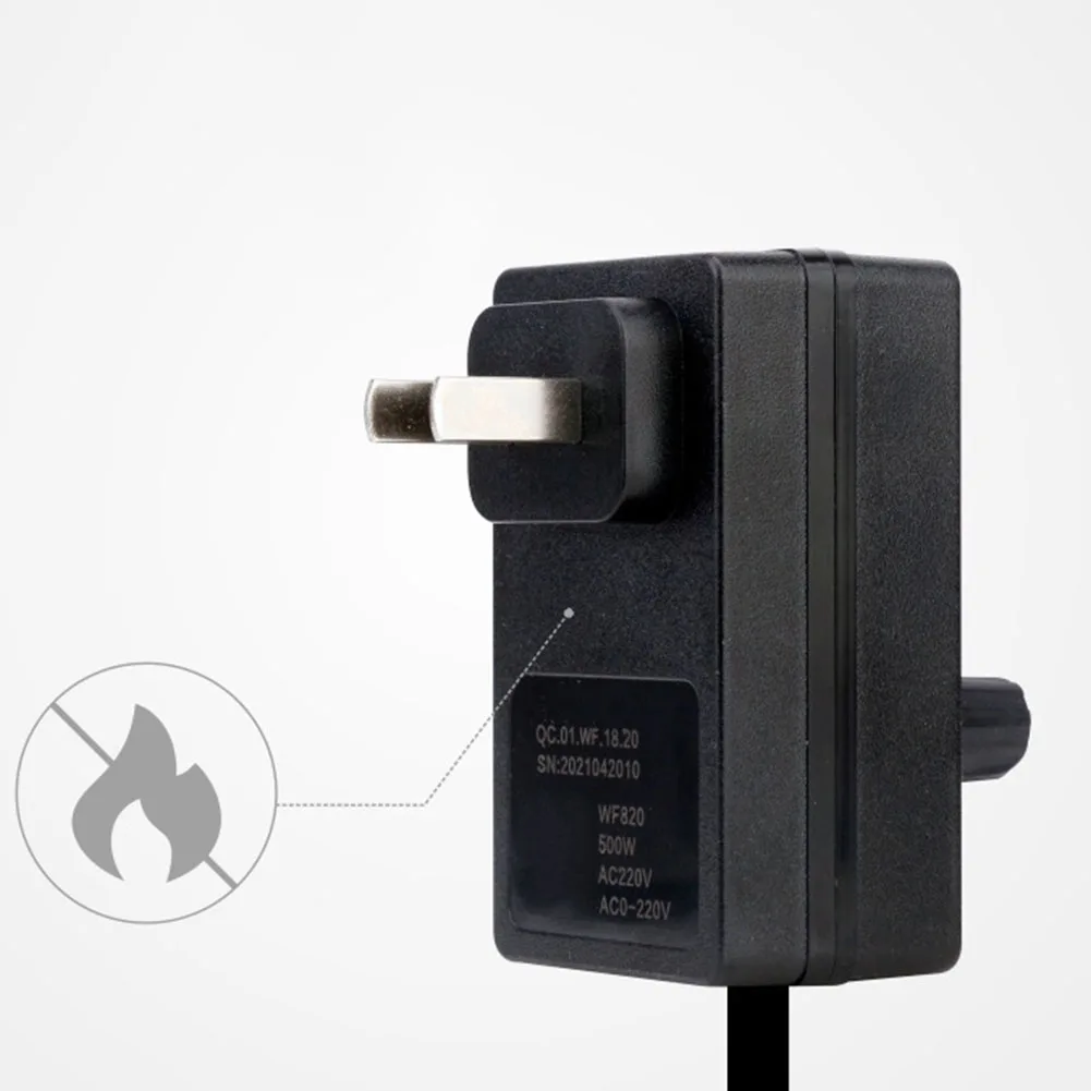 AC220V Fan Regulator Black white 220V Fan Controller AC220 250V Input for maximum Current 4A Compact Plastic Housing