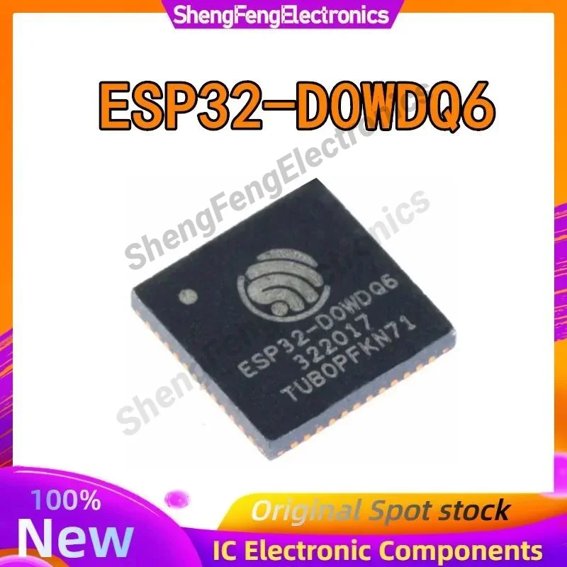 

10 шт. ESP32-D0WDQ6 SMD IC двухъядерный микроконтроллер Wi-Fi и Bluetooth комбинированный чип QFN 48-контактный