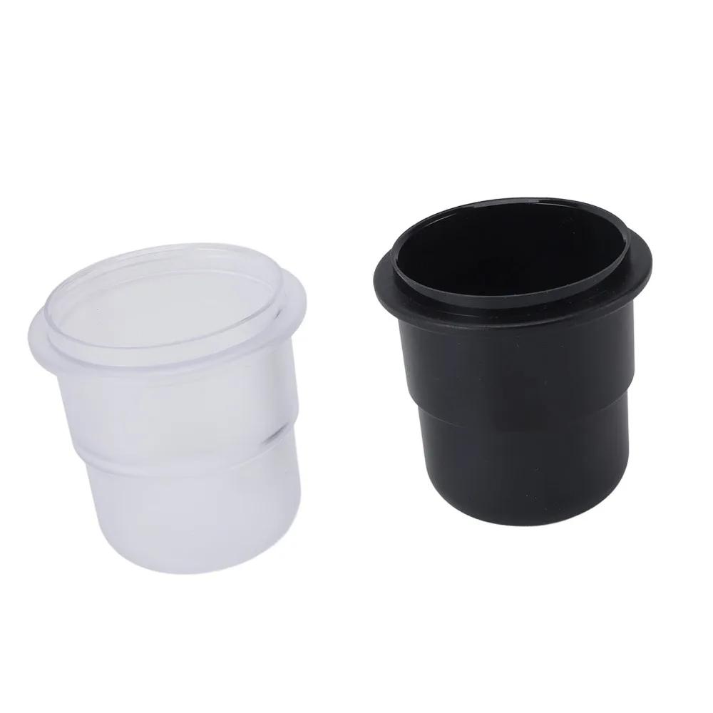 2pcs set 58mm Diameter Dosing Cup Matte Finish 2Pcs Pack Portafilter Dosing Cup 2.68x2.68x2.76 Inches Lightweight