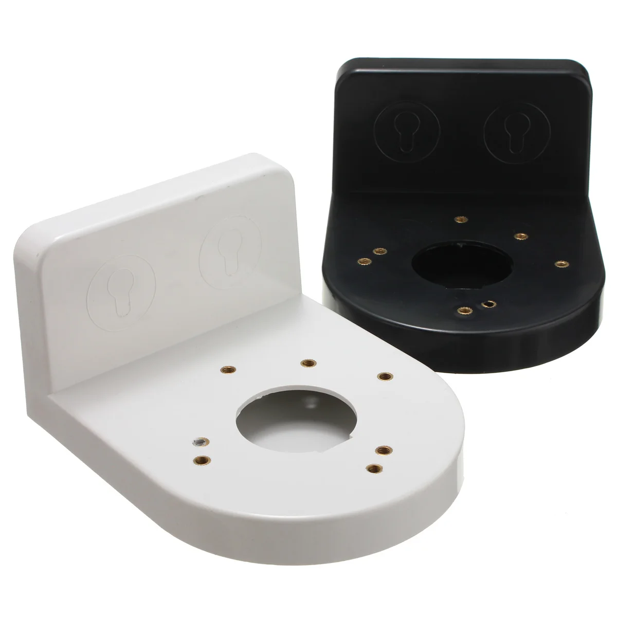 ESCAM 3.5 inch L Type Plastic Right Angle Bracket Wall Mount for CCTV Dome IP Security Camera