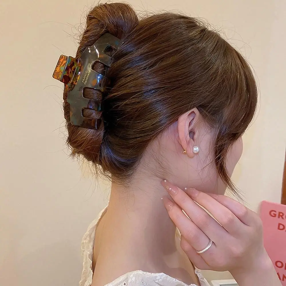 

Держатель для хвоста, заколки для волос с геометрическим рисунком, подарки для девочек, вечерние головные уборы, корейский зажим в виде акулы, женские заколки для волос, ацетатные когти для волос, буквы