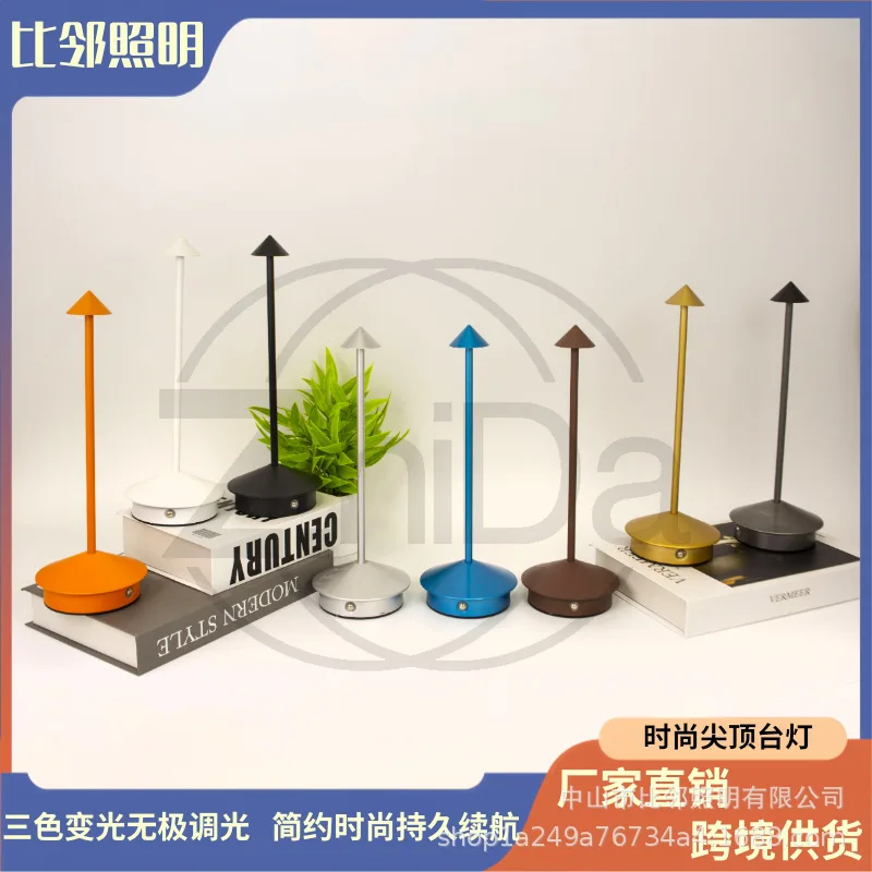 

Настольная лампа Spire в скандинавском стиле, креативная прикроватная лампа, высококачественный ночник, атмосферная подсветка для ресторанов, кафе и баров