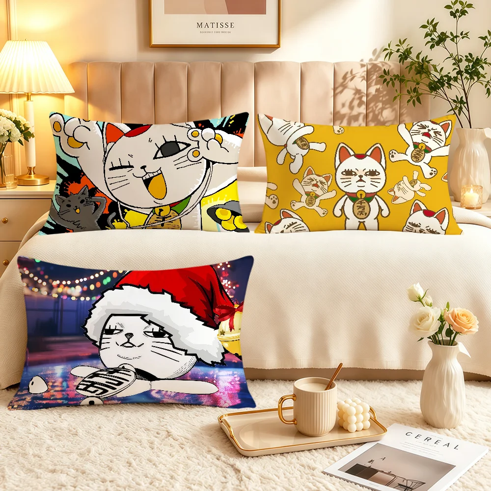 Anime Cute D-Dandadan Turbo Baba Granny Soft Rectangle Pillowcover Home Sofa Living Room Decor Dorm Bed Hogar Pillowcase Gift