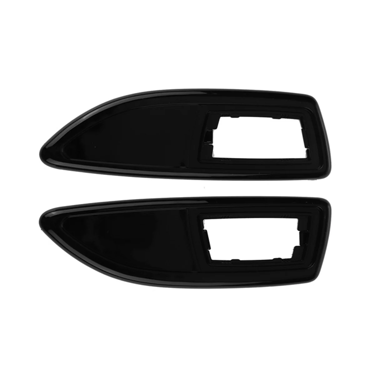 Bright Black Side Lamp Cover Side Marker Light Cover for Corsa D VXR H/J Zaf B Corsa E