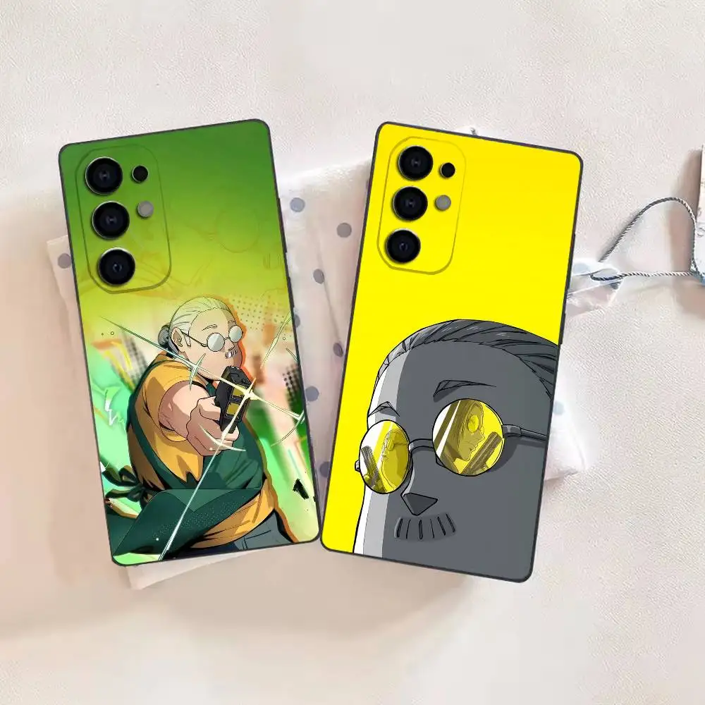 Insane anime days S-Sakamoto Days Phone Case For Samsung S26,25,24,21,22,21,20,10,9,8,7,6,5,Ultra,Plus,Fe,Lite Black Shell