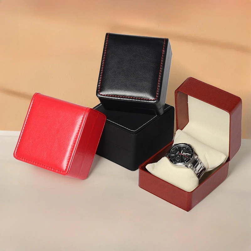 นาฬิกาคุณภาพสูงวอลนัทไม้นาฬิกาข้อมือกล่องแพคเกจกําไลข้อมือสร้อยข้อมือเครื่องประดับของขวัญกล่อง