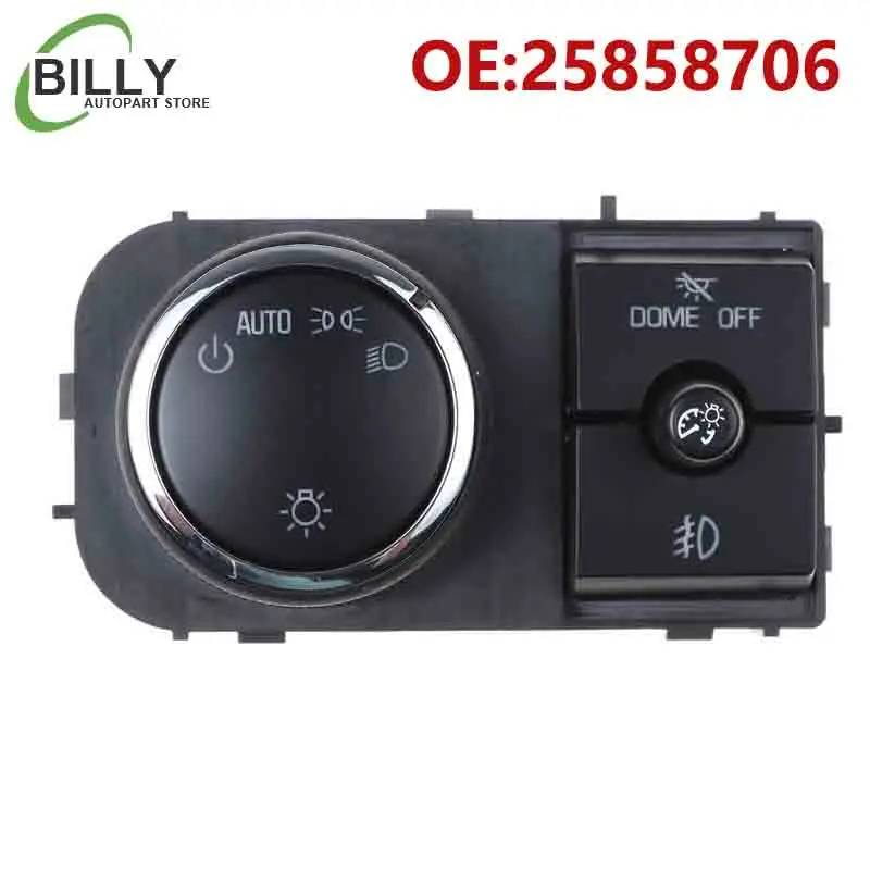 Car 25858706 Car Headlight Switch Fog Light Knob Control For Chevrolet Tahoe Suburban For Cadillac Escalade