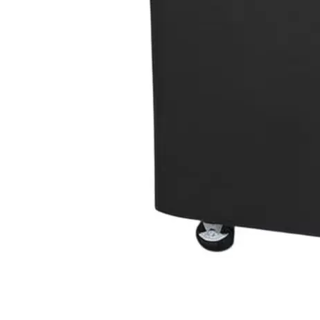 Black 32 Inch Gas Grill Cover Rainproof 210D Oxford BBQ Barbecue Stove Lid With Folding Side Table For Outdoor Patio Protection