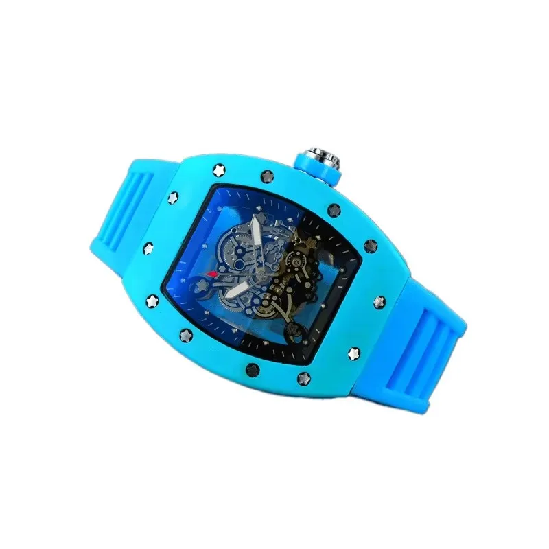 Men's Watch Sports Transparent Bottom Double sided Hollow out Original Women's Fashion Quartz Wristwatches