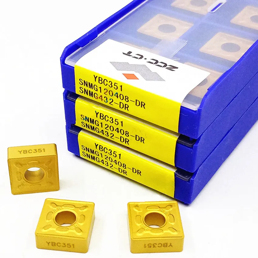 SNMG120408-DR YBC351/SNMG120412-DR YBC351/SNMG120416-DR YBC351 SNMG432 SNMG433 SNMG434 ZCC.CT CNC carbide inserts For Steel