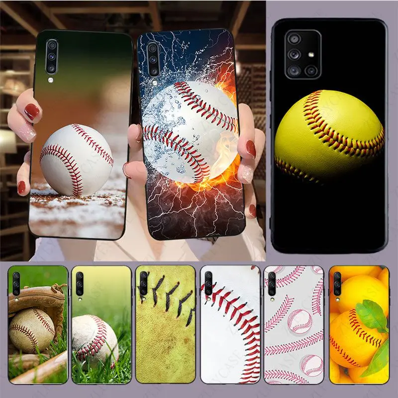 baseball sports fire Phone Cover For samsung Galaxy A14 A53 A13 A12 A21S A40 A22 A23 A32 A34 A50 A51 A52S A54 A70 A71 A73 cases