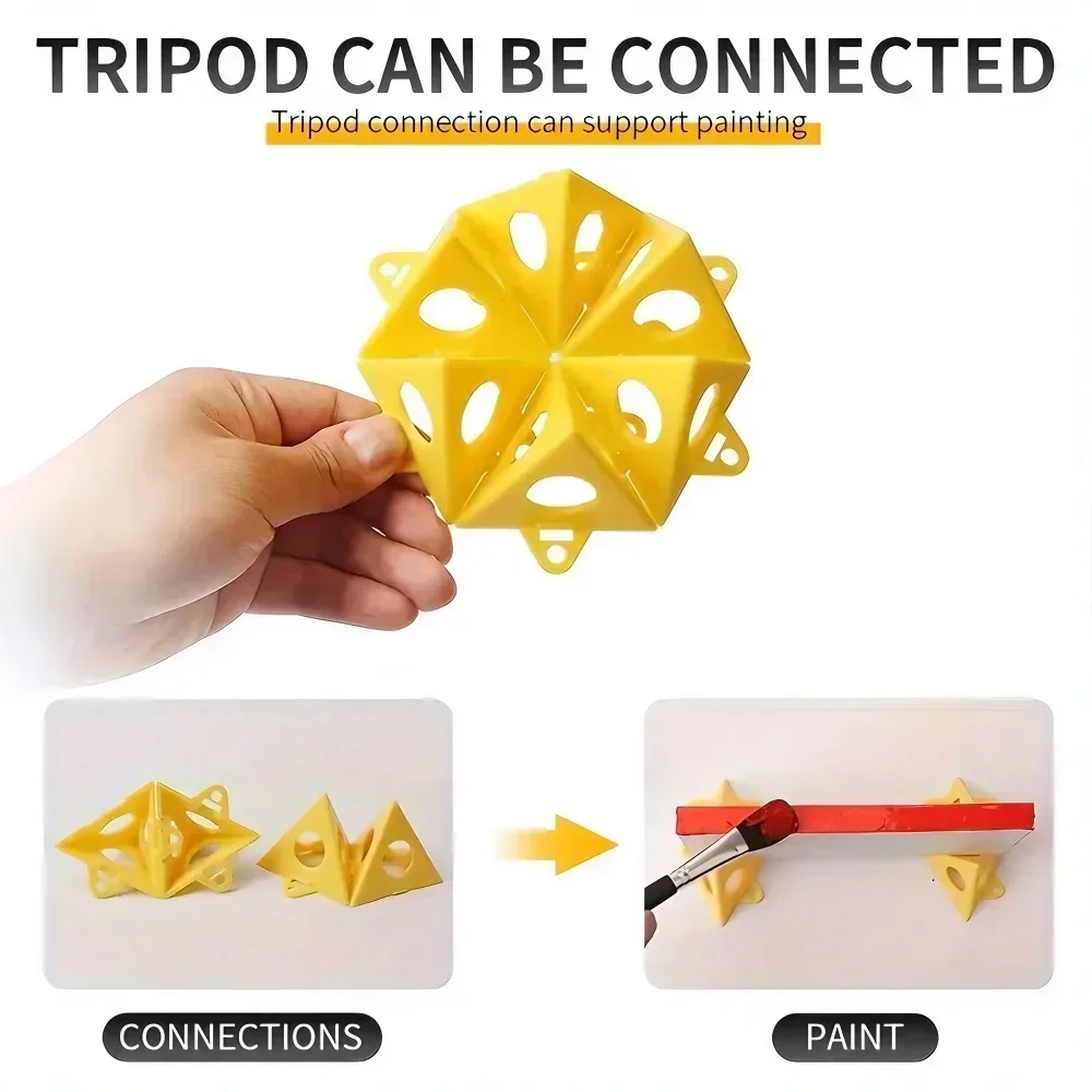 10Pcs Paint Pyramid Painting Stand Woodworking Support Powder Coating Stand Spray Painting Tools Carpenter Accessories