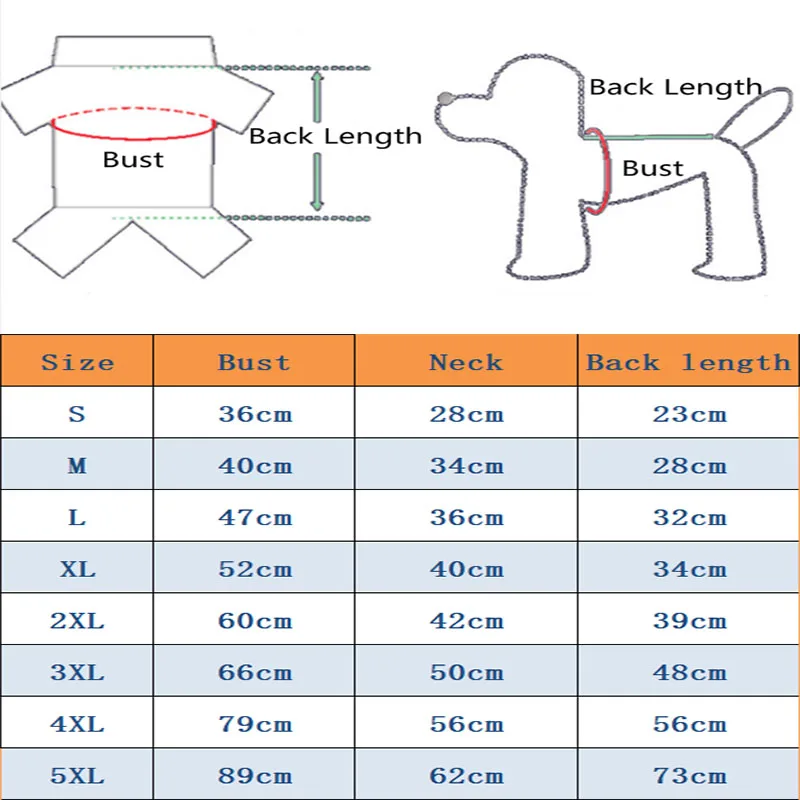 개 얼굴 애완 동물 옷, 폴리에스터 다운 재킷, 겨울 개 조끼, 패딩, 따뜻하고 방풍, 소형 중형 애완 동물 S-5XL