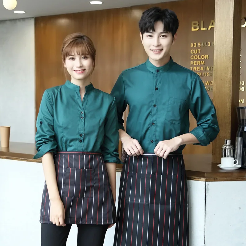 Waiter Uniform for Restaurant Hotel Bartender Comfortable and Stylish Food Service Uniform